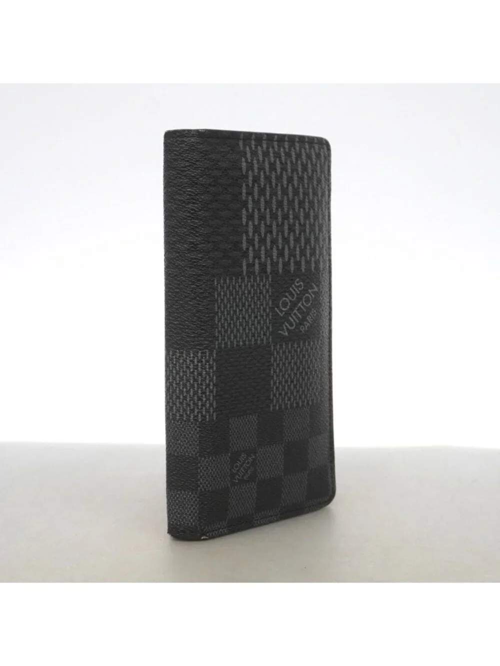 Louis Vuitton Wallet Damier Graphite 3D Portefeuille Brazza NM Black Gray